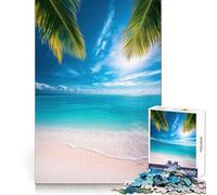 Paradiso tropicale sulla spiaggia - Puzzle da 1000 pezzi per ragazzi - Attività rilassante e stimolante per la memoria - Incastro perfetto - Regalo festivo (50x75cm)