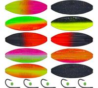 Paradox Fishing Set di 5 frecce di passaggio da 3,5 g I Wing Inline Spoon I per trote e pesca alla trota (3,5 g)