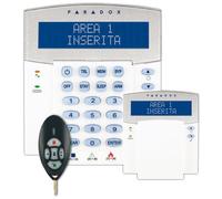 PARADOX K32LX/86 Tastiera con ricevitore radio bidirezionale integrato, gestisce 32 zone senza fili e 32 telecomandi 868MHz