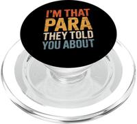 Paraeducatore divertente dicendo che sono quel Para che hai sentito parlare del personale PopSockets PopGrip per MagSafe
