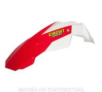 Parafanghi Anteriore Circuit Stealth Bianco-Rosso H. per Moto Ricambi