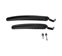 Parafanghi anteriori e posteriori pieghevoli per bicicletta, 1 paio, in plastica, compatibili con ruote piccole, con manopola rimovibile (40-50 cm)