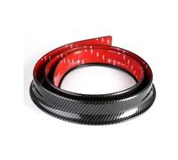Parafanghi Auto 2/3,5/4,5 Cm*1 M Parafanghi Auto Archi Estensori Sopracciglio Ruota Striscia Anticollisione Parafango Copertura Labbra Antigraffio Protezione Passaruota(3.5cm Carbon Black)