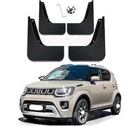 Parafanghi Auto in Gomma 4 Pezzi per Suzuki Ignis II (Facelift 2020) | Gomma premium flessibile al freddo, 25 min fai-da-te senza forare, protegge vernice da sale & sassi,kit completo con attrezzi