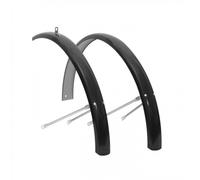 Parafanghi Bici Urban 26" Acciaio Nero Kit Aste Zincate
