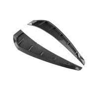 Parafanghi for auto, copertura for bocchette di ventilazione laterali, finitura in fibra di carbonio modificata, branchie nere, coppia di bastoncini decorativi multiuso, 35 cm(7014 carbon)
