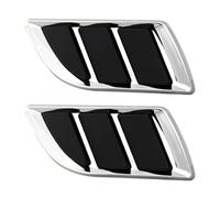 Parafanghi laterali per auto a forma di squalo, eleganti adesivi 3D, decorazione per carrozzeria del veicolo, prese d'aria per look auto sportive, accessori per lo styling esterno, leggeri e facili da