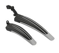 Parafanghi MTB Posteriore Bici parafango Anteriore Posteriore 2X Montagna Bicicletta spruzzata Guardia per 20-26 Pollici(Gray)