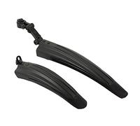 Parafanghi MTB Posteriore Bici parafango Anteriore Posteriore 2X Montagna Bicicletta spruzzata Guardia per 20-26 Pollici(Black)