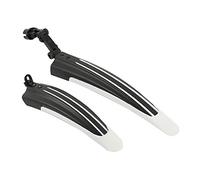 Parafanghi MTB Posteriore Bici parafango Anteriore Posteriore 2X Montagna Bicicletta spruzzata Guardia per 20-26 Pollici(White)