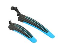 Parafanghi MTB Posteriore Bici parafango Anteriore Posteriore 2X Montagna Bicicletta spruzzata Guardia per 20-26 Pollici(Blue)