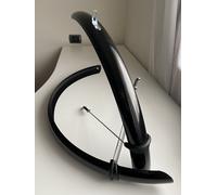 parafanghi parafango bici bicicletta Mountainbike mtb 26" ant+post Nero