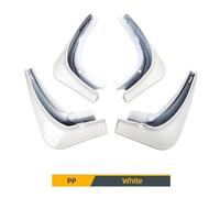 Parafanghi paraspruzzi, compatibili con Tesla Model Y 2021 2022 2023 2024 Paraspruzzi in plastica Parafango 4 pezzi/set Colore fibra di carbonio nero bianco(MY white)