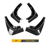 Parafanghi paraspruzzi, compatibili con Tesla Model Y 2021 2022 2023 2024 Paraspruzzi in plastica Parafango 4 pezzi/set Colore fibra di carbonio nero bianco(MY carbon fiber)