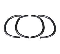 Parafanghi Per Auto Per BMW X6 F16 F86 X6M 2015 2016 2017 2018 Allargati Passaruota Parafanghi Sopracciglio Kit Carrozzeria(Nero)