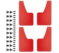Parafanghi Per Auto Per Mitsubishi Per Lancer 7 8 9 10 Per Evolution Per EVO X Ix Per WRC 2012-2016 Protezione Copertura Splash Flaps Fango Passaruota(Red)