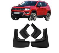 Parafanghi per Jeep Compass 2.4L 2017-2020, 4 Pezzi Paraspruzzi Anteriori e Posteriori Kit Parafango Auto Modellati Antifango Protezioni