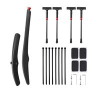 Parafanghi per mountain bike | di estensione regolabile per accessori sicuri | Set parafanghi per bici | Per tutti i tipi di biciclette come mountain bike, strada, pendolari, sentieri, guida