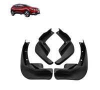 Parafanghi per Nissan Qashqa 2015-2021, 4 Pezzi Paraspruzzi Anteriori e Posteriori Kit Parafango Auto Modellati Antifango Protezioni