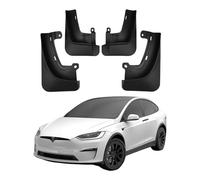 Parafanghi per Tesla Model X 2023, 4 Pezzi Paraspruzzi Anteriori e Posteriori Kit Parafango Auto Modellati Antifango Protezioni