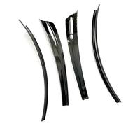 parafanghi Per Tesla Per Modello 2021-2023 Passaruota Rivestimento Parafango Anti Collisione Sabbia Anteriore Posteriore Sopracciglio Auto Paraspruzzi(Glossy Black)