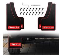 Parafanghi universali in gomma per auto, in materiale morbido, paraspruzzi in gomma, per pick-up SUV, non si scontrano, 43 cm, 23 cm, 0,5 cm, 4 pezzi