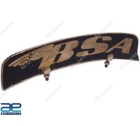 Parafango Anteriore BSA All Model In Ottone Nero E Dorato Targa Numero