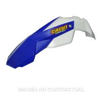 Parafango Anteriore Circuit Stealth Bianco-Blu Per Moto Ricambi