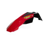 Parafango Anteriore Circuit Stealth Nero/Rosso Nero,Rosso