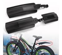 Parafango anteriore e posteriore per bicicletta da neve BIKIGHT da 26 pollici, per mountain bike con