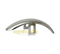 Parafango anteriore in acciaio cromato per ruote da 19Ø cafè racer custom