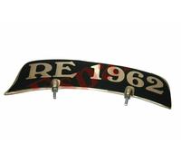 Parafango Anteriore In Ottone Su Misura Royal Enfield RE 1962 Con Targa