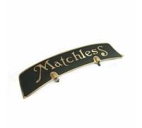 Parafango Anteriore In Ottone Targa Numero Compatibile Con Vintage Matchless @UK