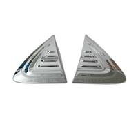 Parafango anteriore laterale della macchina Prese d'aria Uscita aria Lampada Trim Modanatura Cappe adatte per Toyota C-HR 2017-2021 Copertura della presa d'aria laterale dell'auto(ABS Chrome)