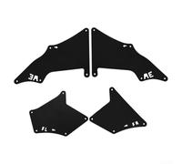 Parafango anteriore Liner per paraspruzzi, per Toyota Prado 2700 4000 2003-2017 Passaruota Parafango Protector Interno Scudo anteriore Coppia Nero