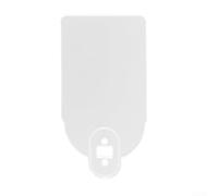 Parafango anteriore per targa, per Xiaomi M365 Scooter funziona con M365 Pro modello acrilico supporto montaggio (bianco)