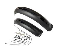 Parafango anteriore posteriore Face da 20-26 pollici for bici, set di parti, attrezzatura for mountain bike, snow bike, bici da spiaggia, tutto compreso, ATV, parafanghi for bicicletta(Black 20inch)