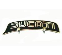 Parafango anteriore targa ottone nero adatto per Ducati Universal Fit NUOVO