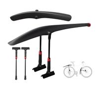 Parafango Bici per Cube Nuroad WS 2023 Phenix C:62 SLX Rookie Race One, Regolabile Mudguard Set Posteriore Anteriore Smontaggio Rapido Protezione Spruzzi,Road Bike