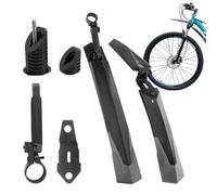 Parafango da ciclismo, regolabile, alette regolabili, copertura completa contro spruzzi d'acqua e sporco, protezione pneumatici anteriori e posteriori, ruote elettriche da strada, forcelle per uomini