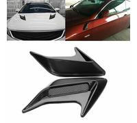 Parafango Decorativo 2PZ Accessori Ventilazione ABS Griglia Flusso Auto Lato Asp