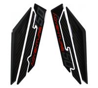 Parafango design Decor Pads compatibile con Honda Transalp XL 750 nero rosso