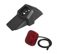 Parafango in ABS per Ninebot per zt3 Pro con lampada LED ABS Mud | Include fanale posteriore, migliora la visibilità notturna, si adatta perfettamente a zt3 Pro, blocca il fango per gli