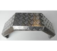 Parafango in alluminio lamiera di protezione rimorchio auto 220 x 800 mm quad...