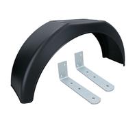 Parafango in plastica 13" (singolo) offset fit e 2 staffe GRANDI