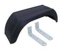 Parafango in plastica da 10" (singolo) offset fit e 2 staffe GRANDI