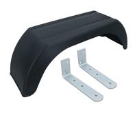 Parafango in plastica da 8" (singolo) offset fit e 2 staffe GRANDI