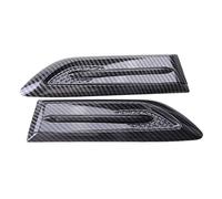 Parafango laterale per auto, spoiler per flusso d'aria, griglia di aspirazione da, copertura per ala con branchia di squalo Copertura della presa d'aria laterale dell'auto