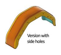 Parafango Moplen ruote 12/13" fori lat. standard - 1 PZ Osculati - 02.012.09