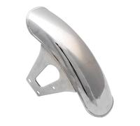 Parafango Motociclo Per Bobber 5.1 Pollici Moto Parafango Anteriore Posteriore Protezione Parafango Accessori Moto Parafango Paraspruzzi(Front Chrome)